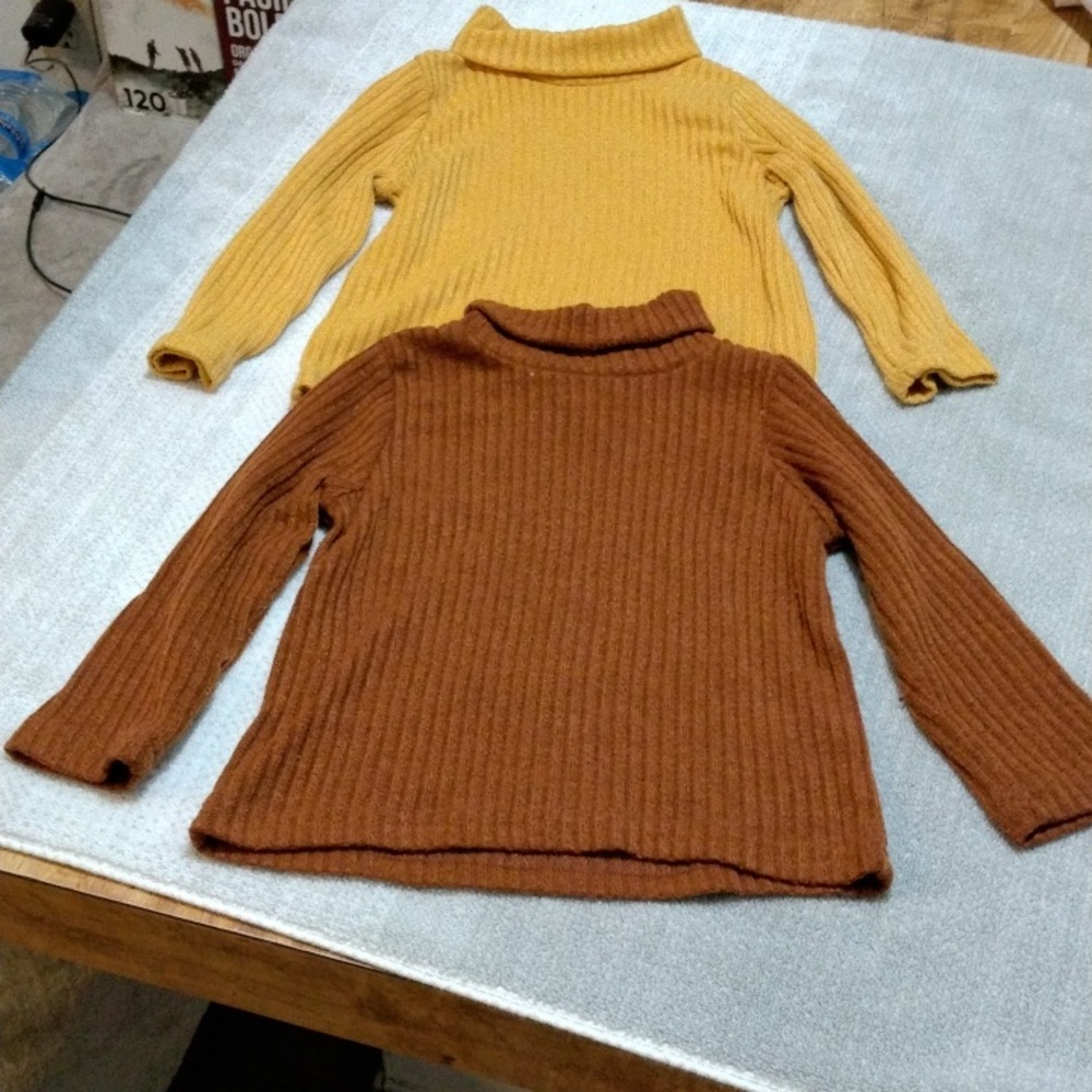 2 long sleeve shirts 18-24 mo.